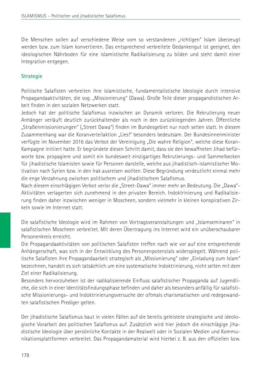 Seite 178 des Verfassungsschutzbericht 2022 Sachsen