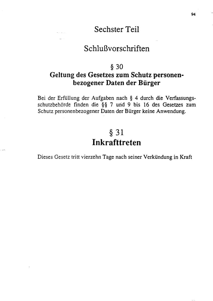 Seite 105 des Verfassungsschutzbericht 1992 Sachsen-Anhalt