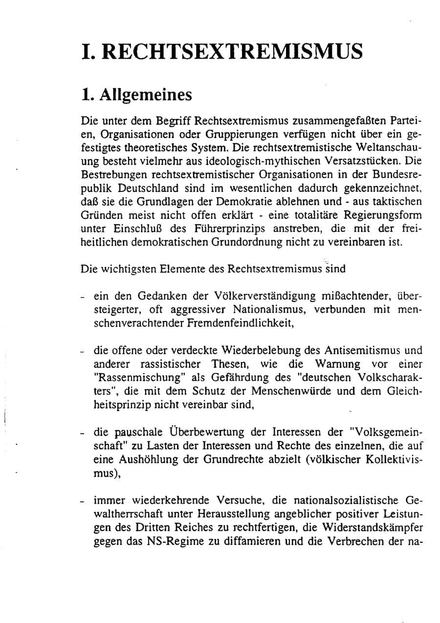Seite 12 des Verfassungsschutzbericht 1992 Sachsen-Anhalt