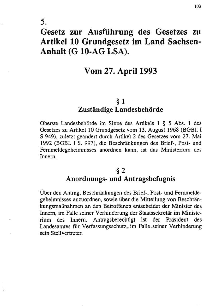 Seite 114 des Verfassungsschutzbericht 1992 Sachsen-Anhalt