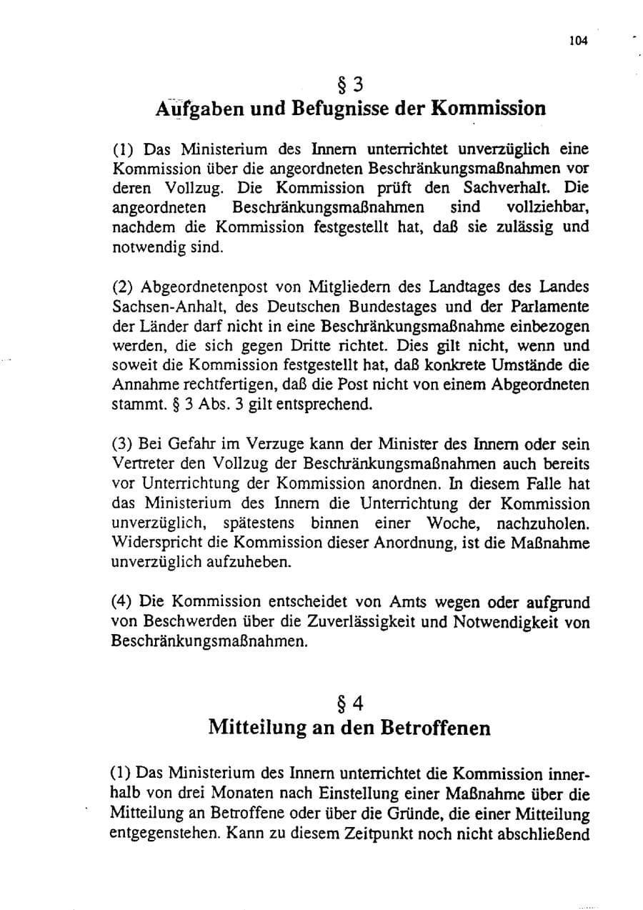 Seite 115 des Verfassungsschutzbericht 1992 Sachsen-Anhalt