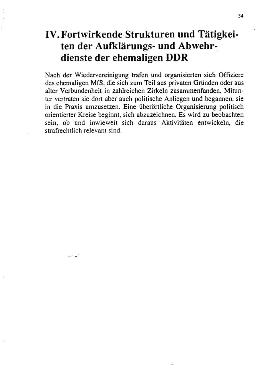 Seite 45 des Verfassungsschutzbericht 1992 Sachsen-Anhalt