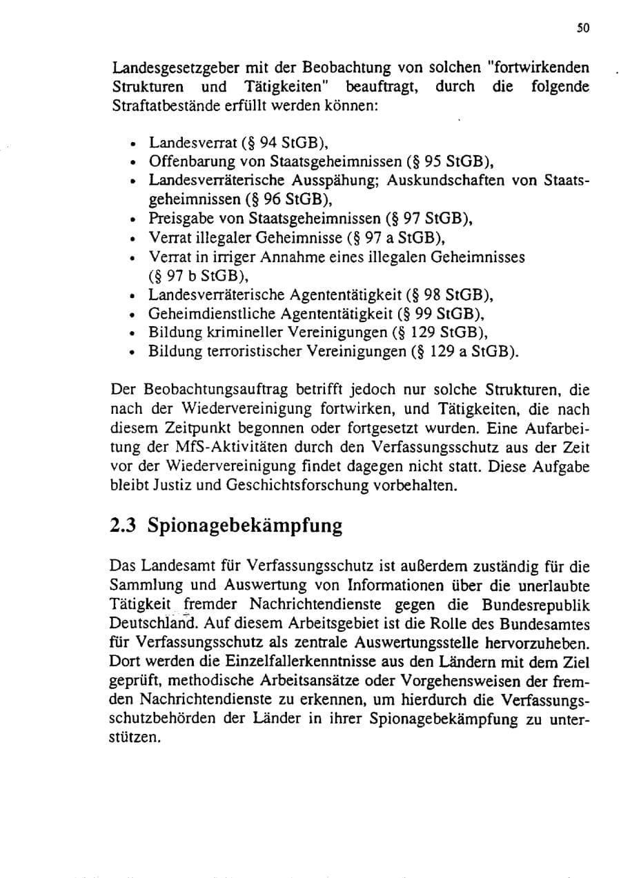 Seite 61 des Verfassungsschutzbericht 1992 Sachsen-Anhalt