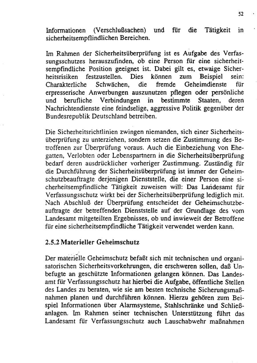Seite 63 des Verfassungsschutzbericht 1992 Sachsen-Anhalt