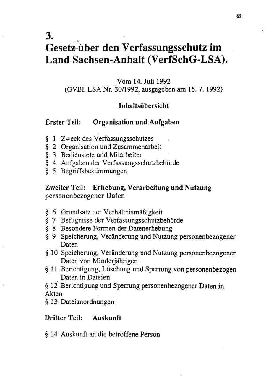 Seite 79 des Verfassungsschutzbericht 1992 Sachsen-Anhalt