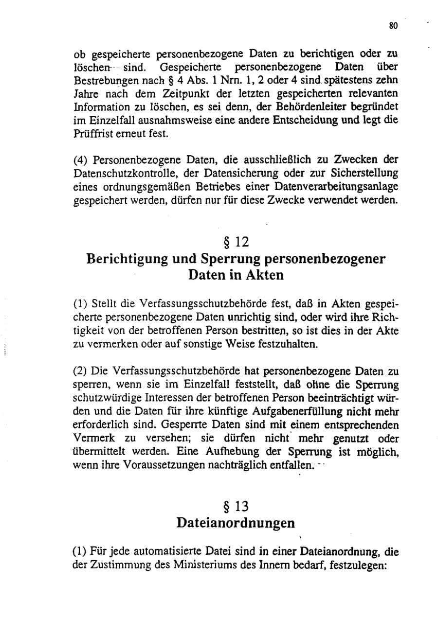 Seite 91 des Verfassungsschutzbericht 1992 Sachsen-Anhalt