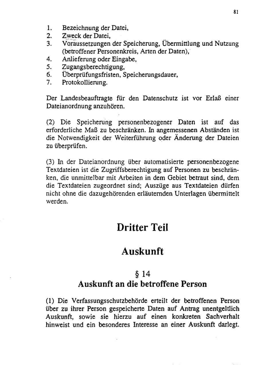 Seite 92 des Verfassungsschutzbericht 1992 Sachsen-Anhalt
