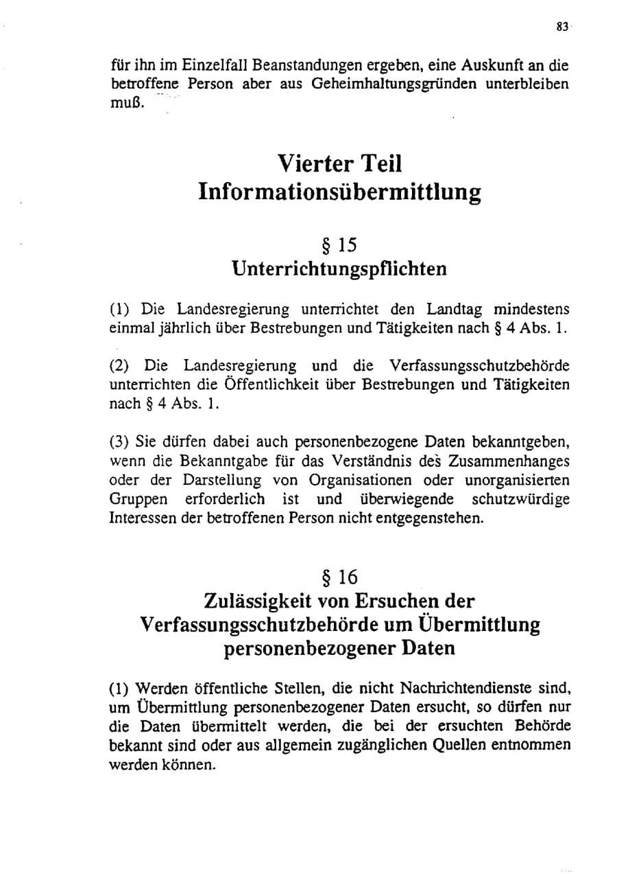Seite 94 des Verfassungsschutzbericht 1992 Sachsen-Anhalt