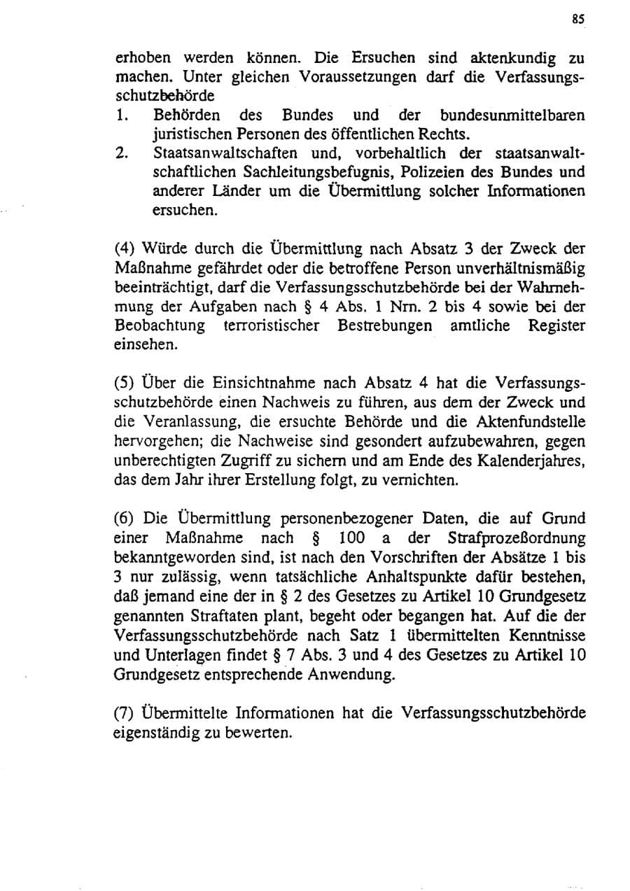 Seite 96 des Verfassungsschutzbericht 1992 Sachsen-Anhalt