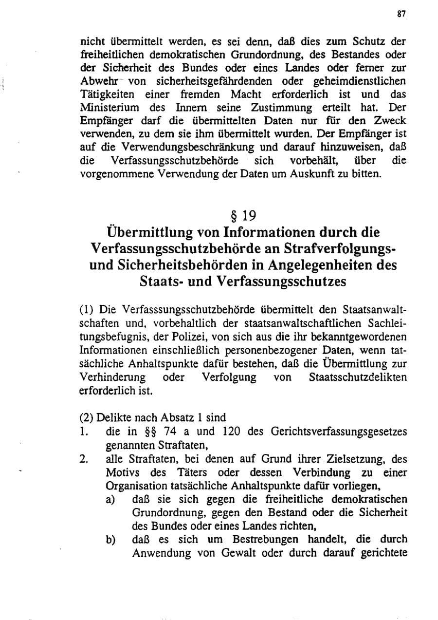 Seite 98 des Verfassungsschutzbericht 1992 Sachsen-Anhalt