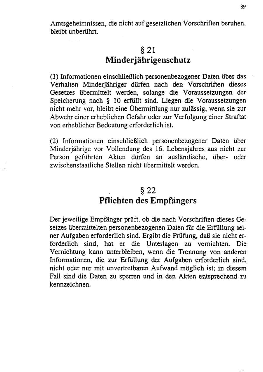 Seite 100 des Verfassungsschutzbericht 1992 Sachsen-Anhalt