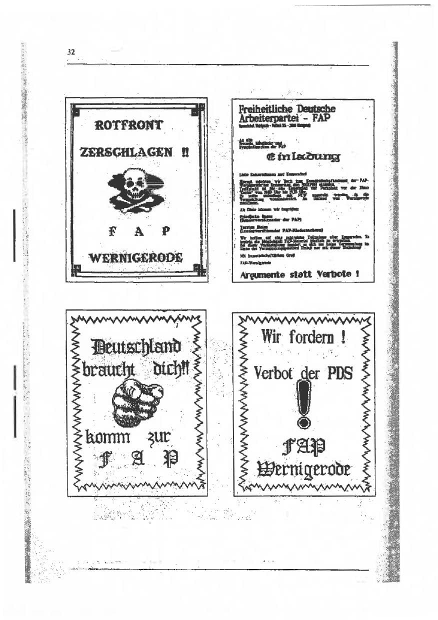 Seite 46 des Verfassungsschutzbericht 1993 Sachsen-Anhalt