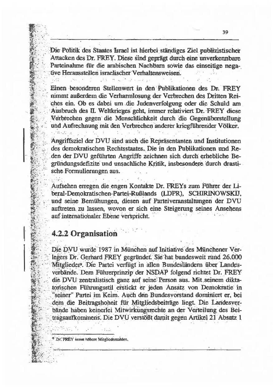 Seite 53 des Verfassungsschutzbericht 1993 Sachsen-Anhalt