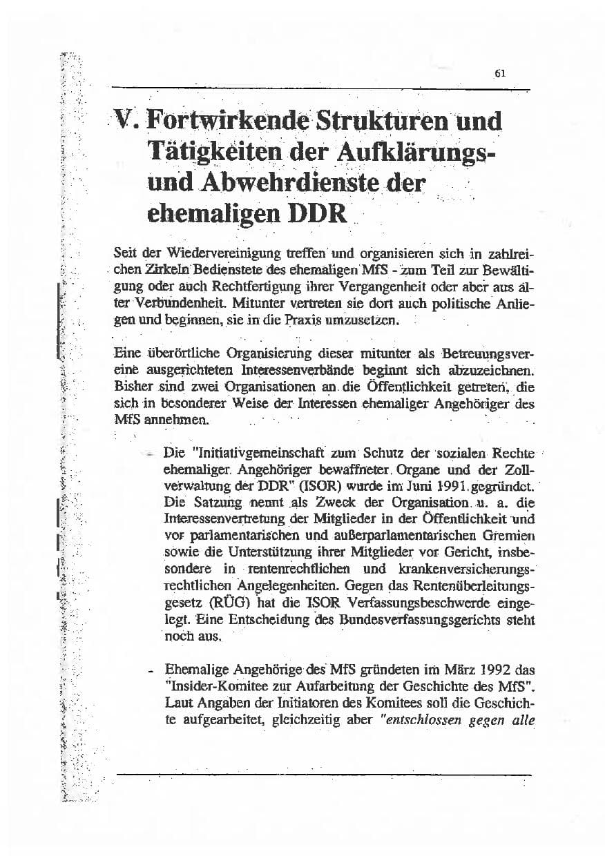 Seite 75 des Verfassungsschutzbericht 1993 Sachsen-Anhalt