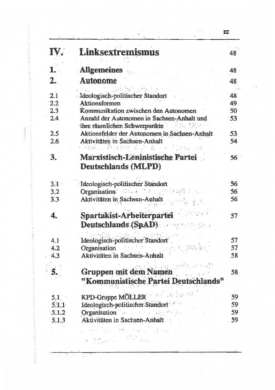 Seite 9 des Verfassungsschutzbericht 1993 Sachsen-Anhalt