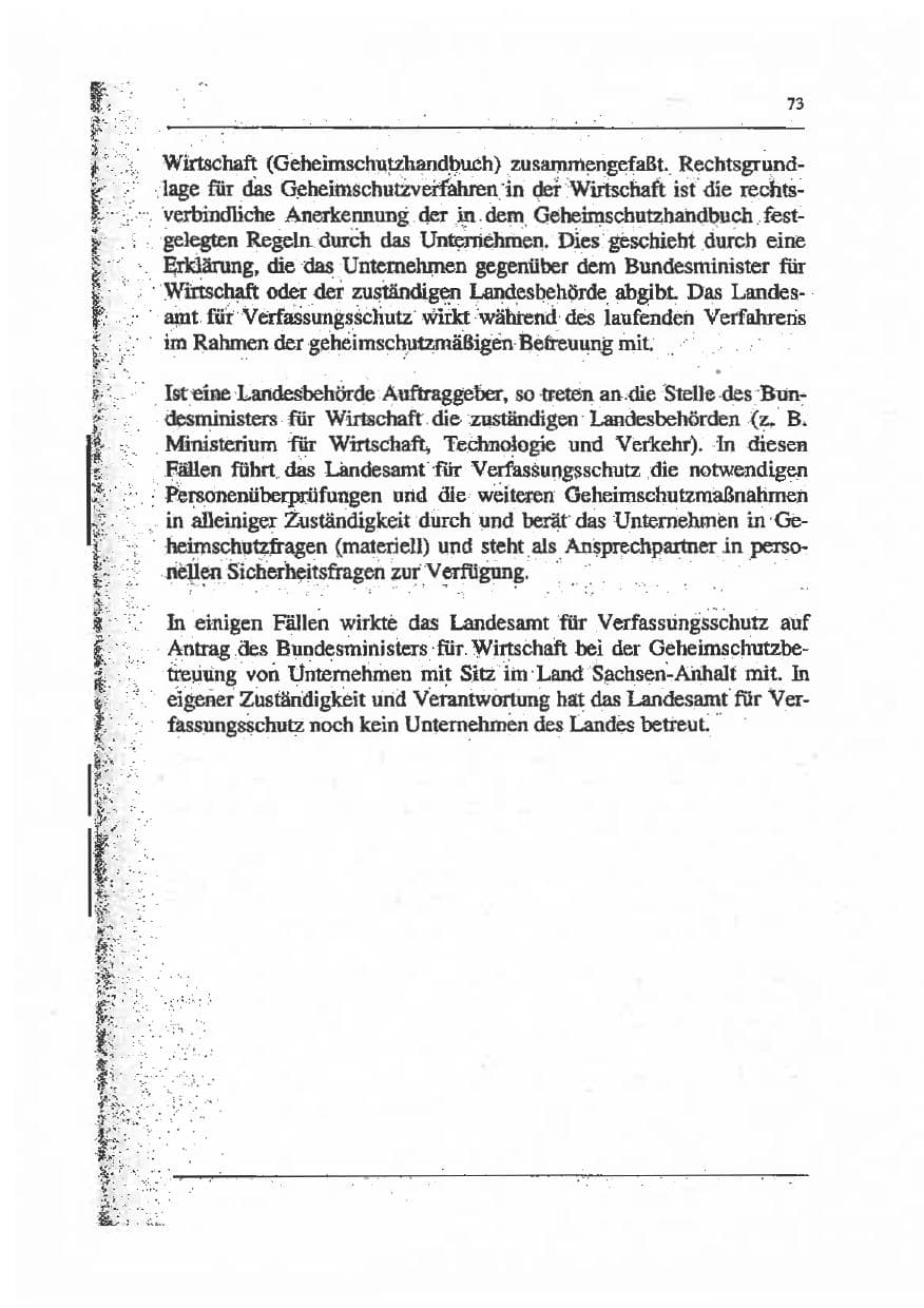 Seite 87 des Verfassungsschutzbericht 1993 Sachsen-Anhalt