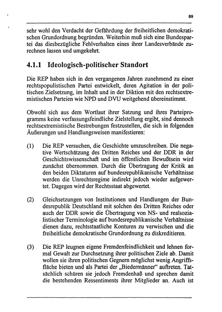 Seite 105 des Verfassungsschutzbericht 1994 Sachsen-Anhalt