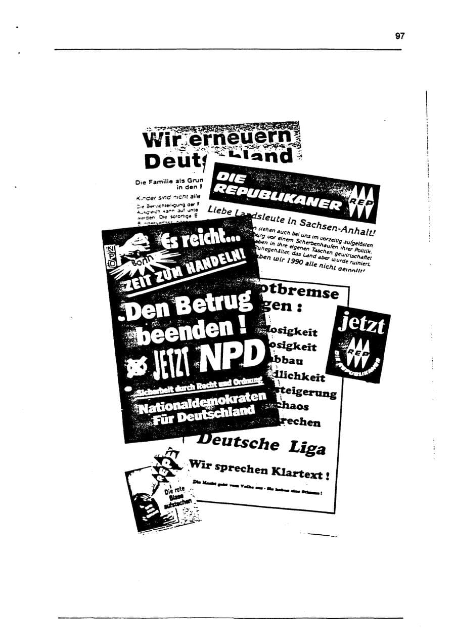Seite 113 des Verfassungsschutzbericht 1994 Sachsen-Anhalt