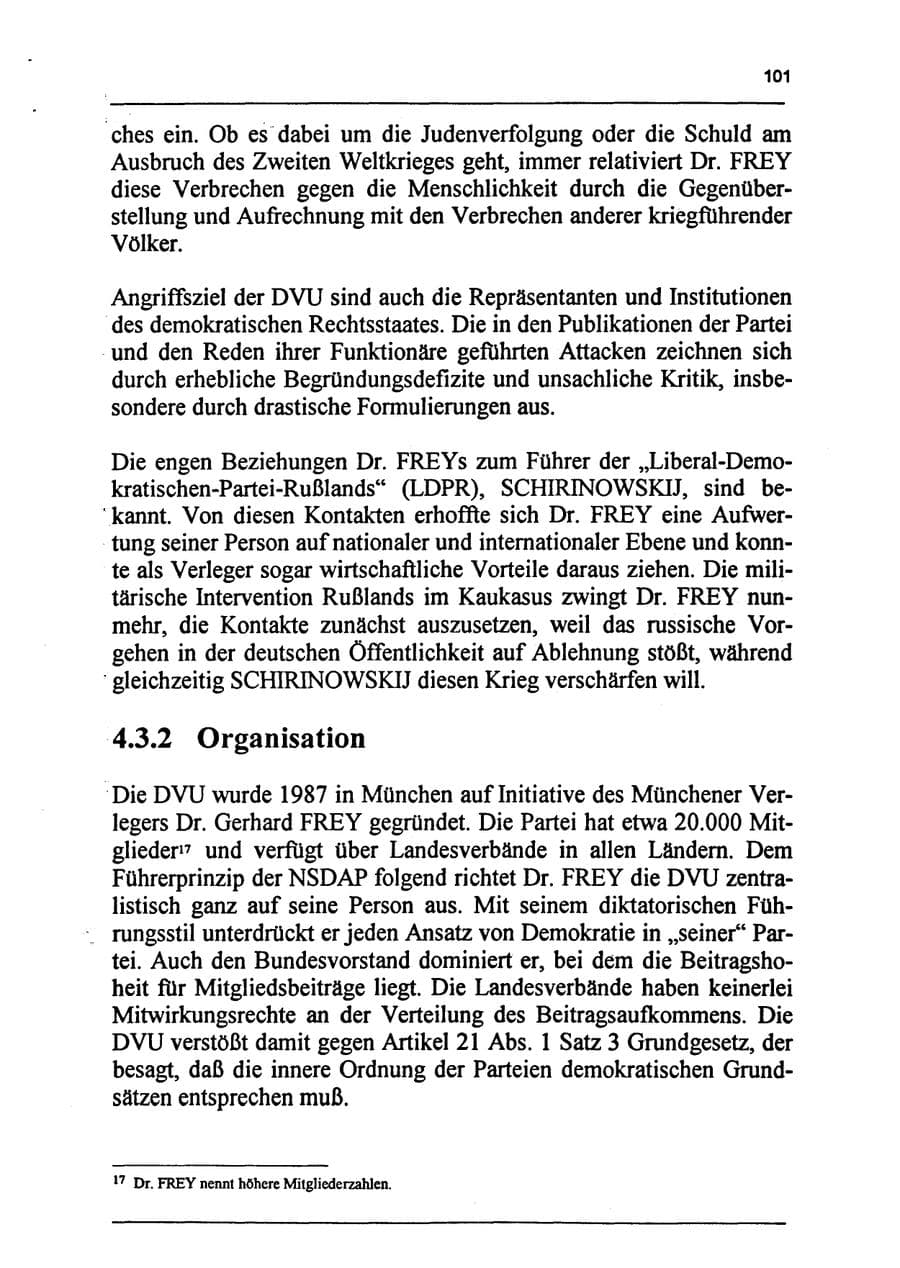Seite 117 des Verfassungsschutzbericht 1994 Sachsen-Anhalt