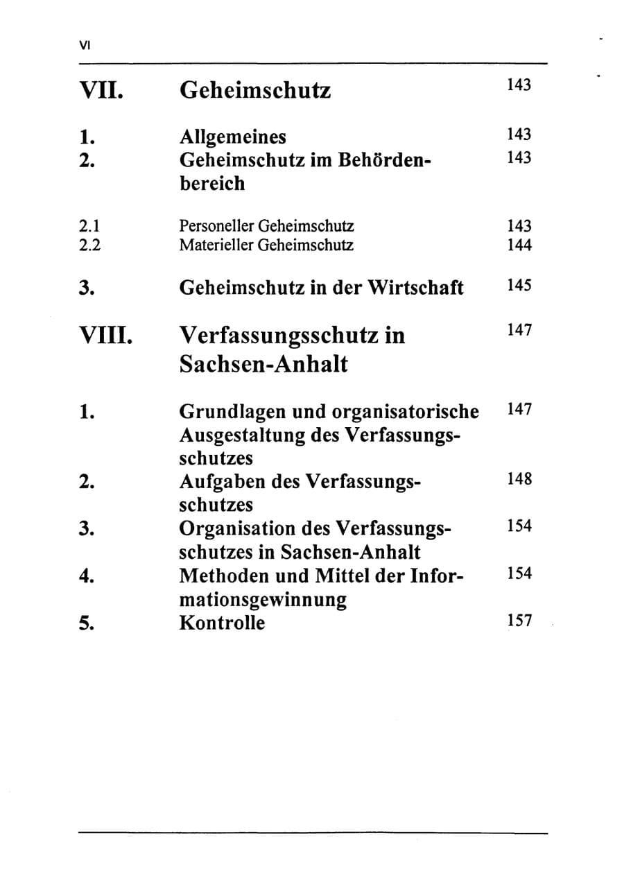 Seite 14 des Verfassungsschutzbericht 1994 Sachsen-Anhalt
