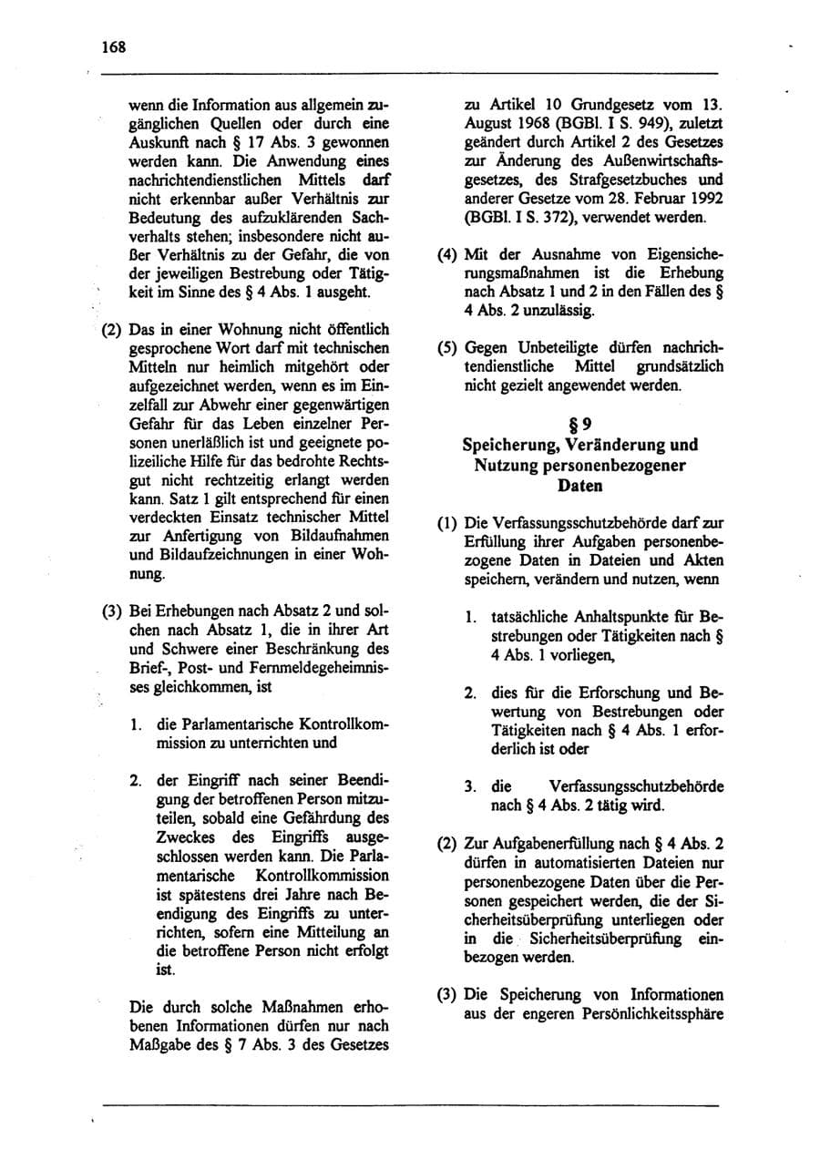 Seite 184 des Verfassungsschutzbericht 1994 Sachsen-Anhalt