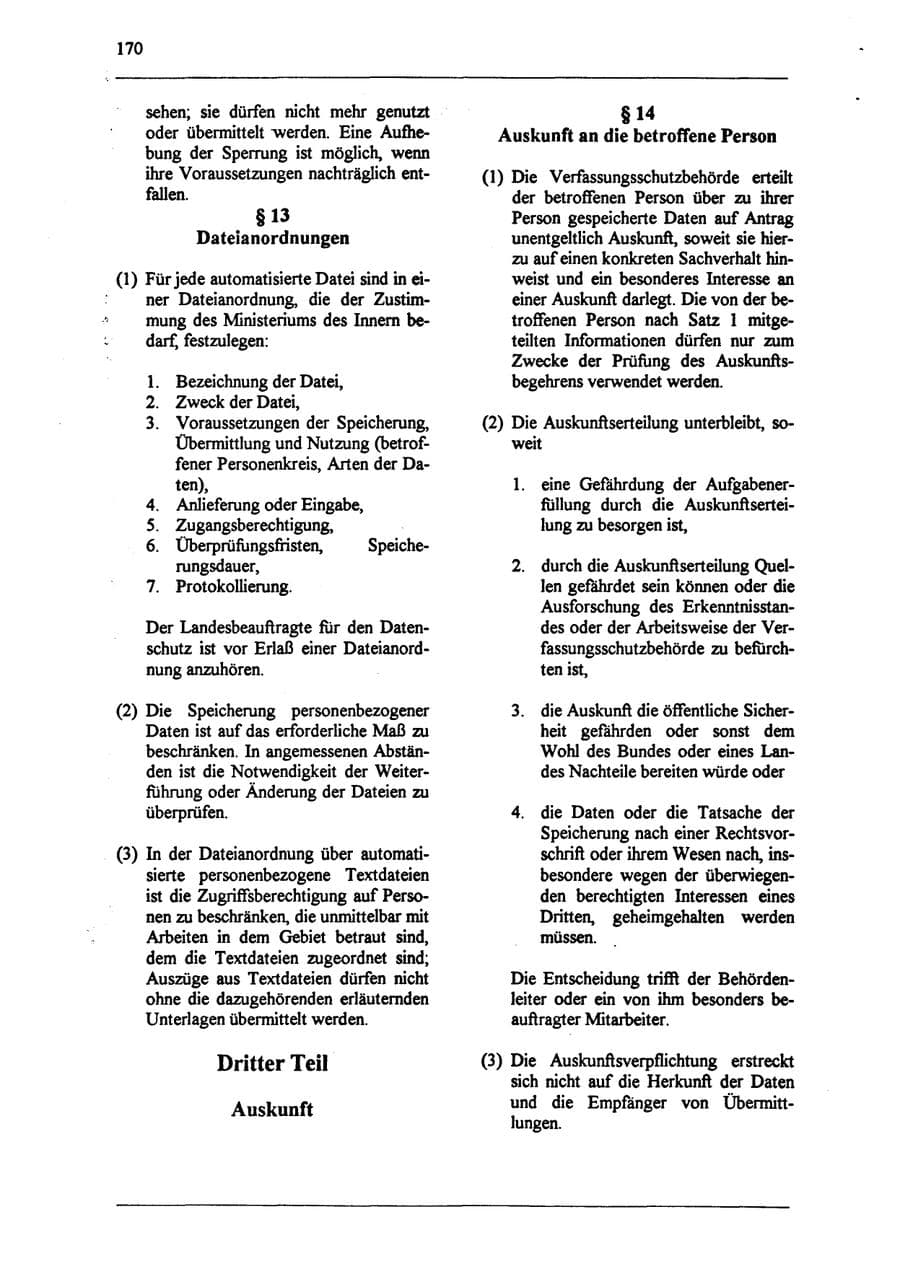 Seite 186 des Verfassungsschutzbericht 1994 Sachsen-Anhalt