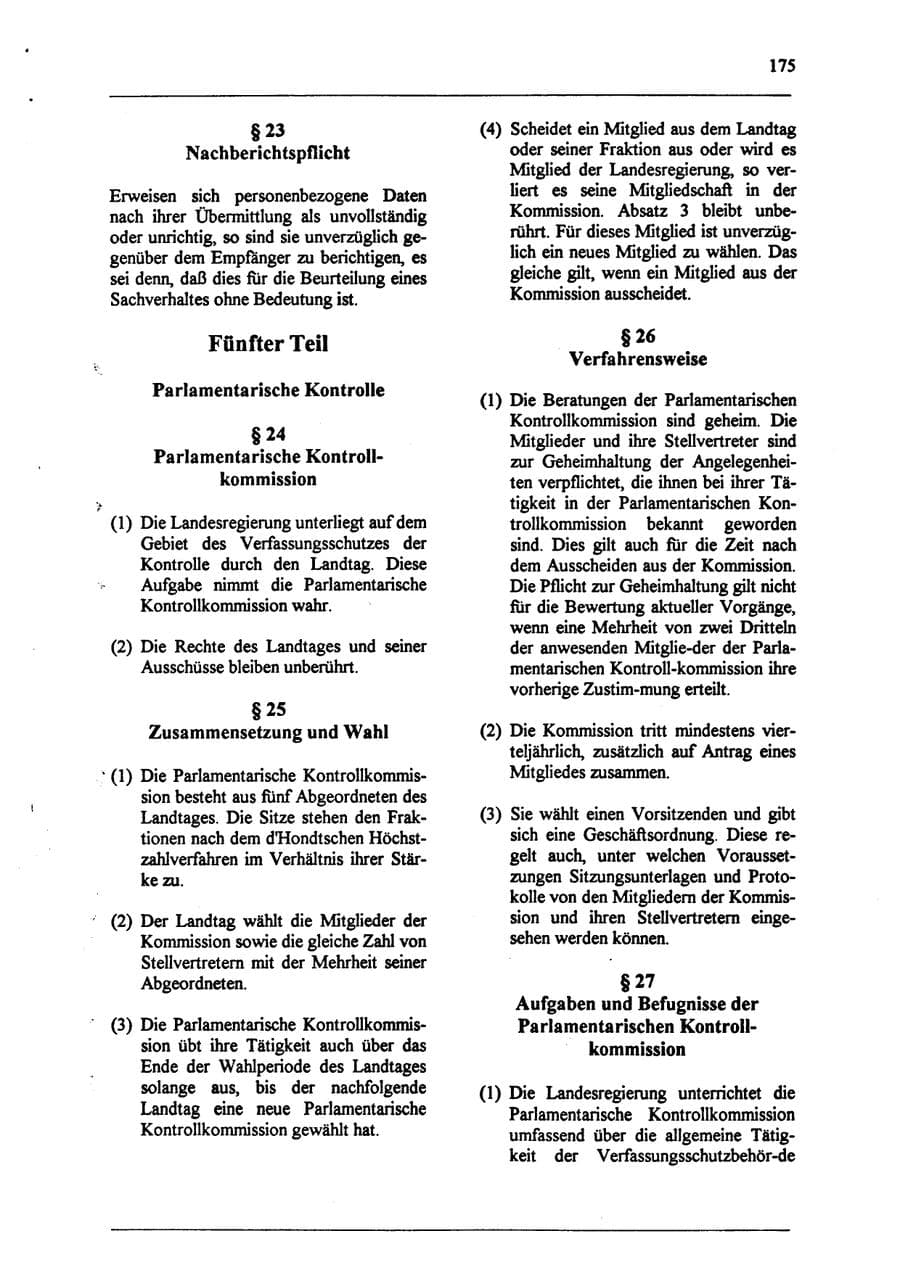 Seite 191 des Verfassungsschutzbericht 1994 Sachsen-Anhalt