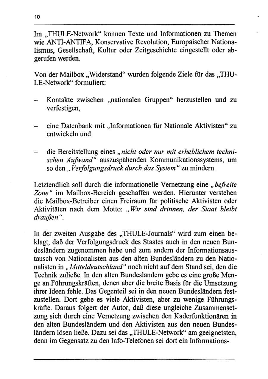 Seite 26 des Verfassungsschutzbericht 1994 Sachsen-Anhalt