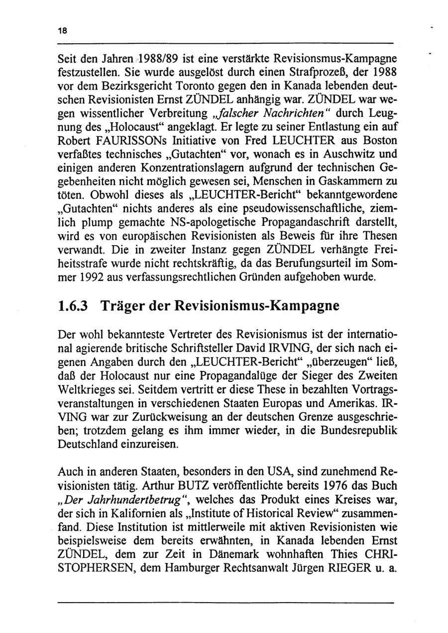 Seite 34 des Verfassungsschutzbericht 1994 Sachsen-Anhalt