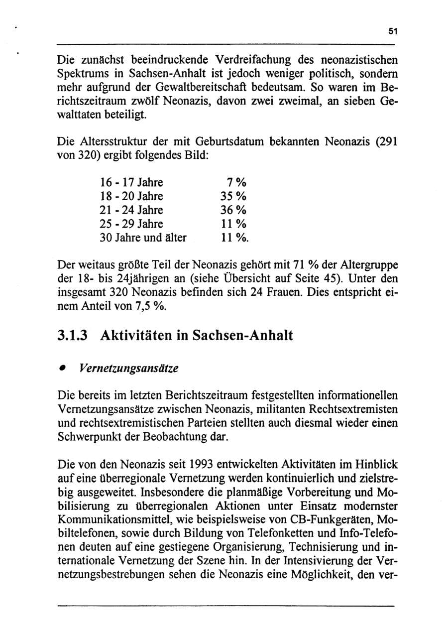 Seite 67 des Verfassungsschutzbericht 1994 Sachsen-Anhalt