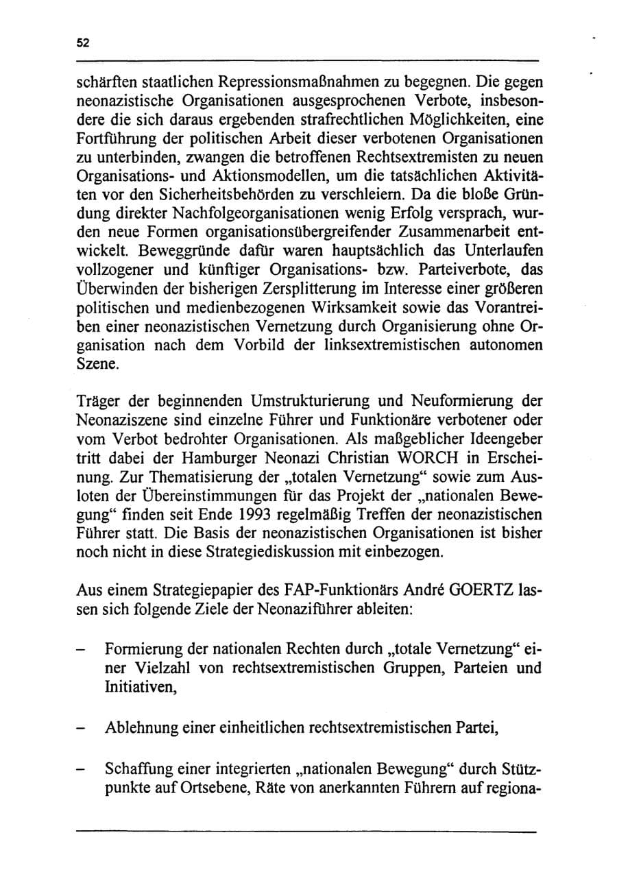 Seite 68 des Verfassungsschutzbericht 1994 Sachsen-Anhalt
