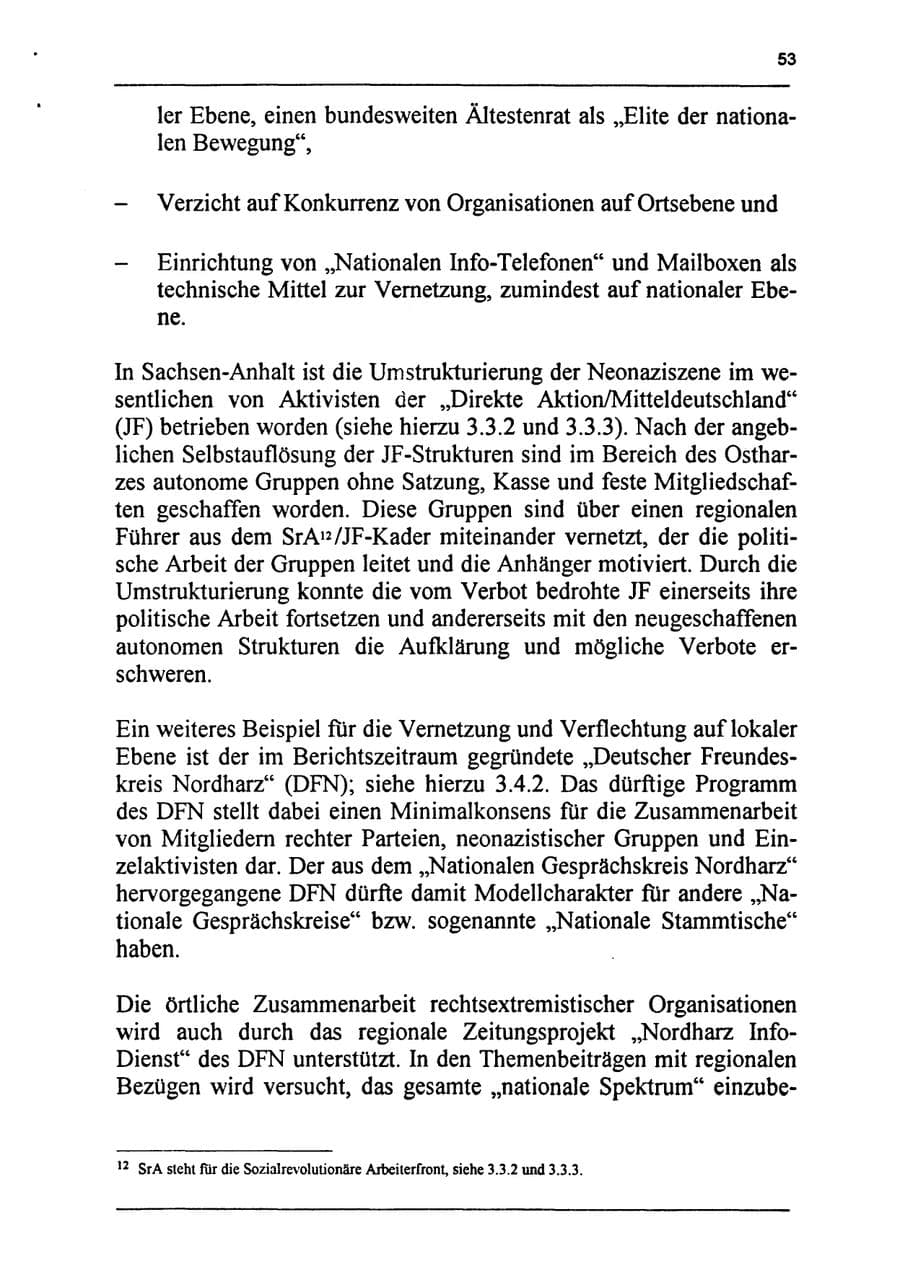 Seite 69 des Verfassungsschutzbericht 1994 Sachsen-Anhalt