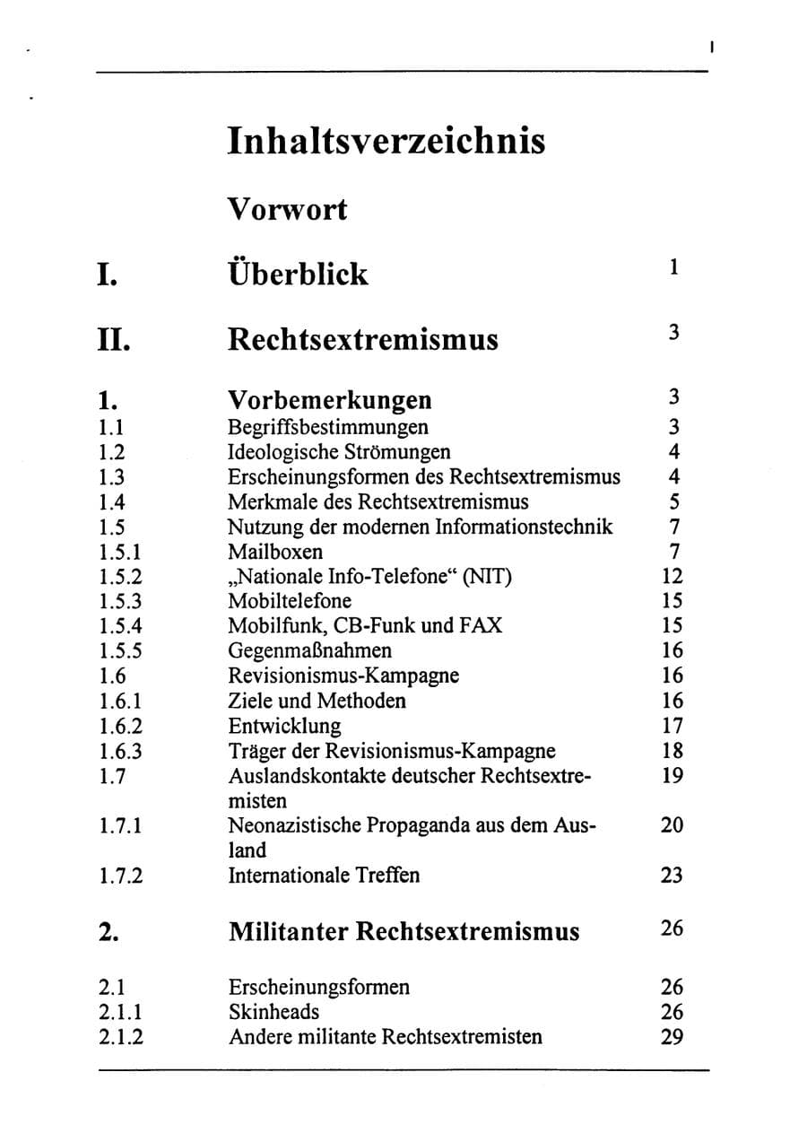 Seite 9 des Verfassungsschutzbericht 1994 Sachsen-Anhalt