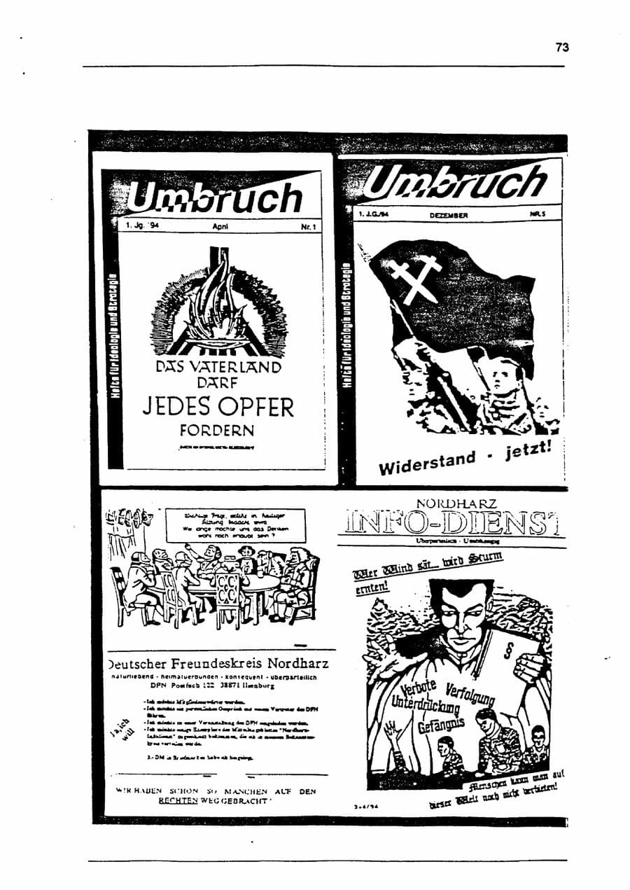 Seite 89 des Verfassungsschutzbericht 1994 Sachsen-Anhalt