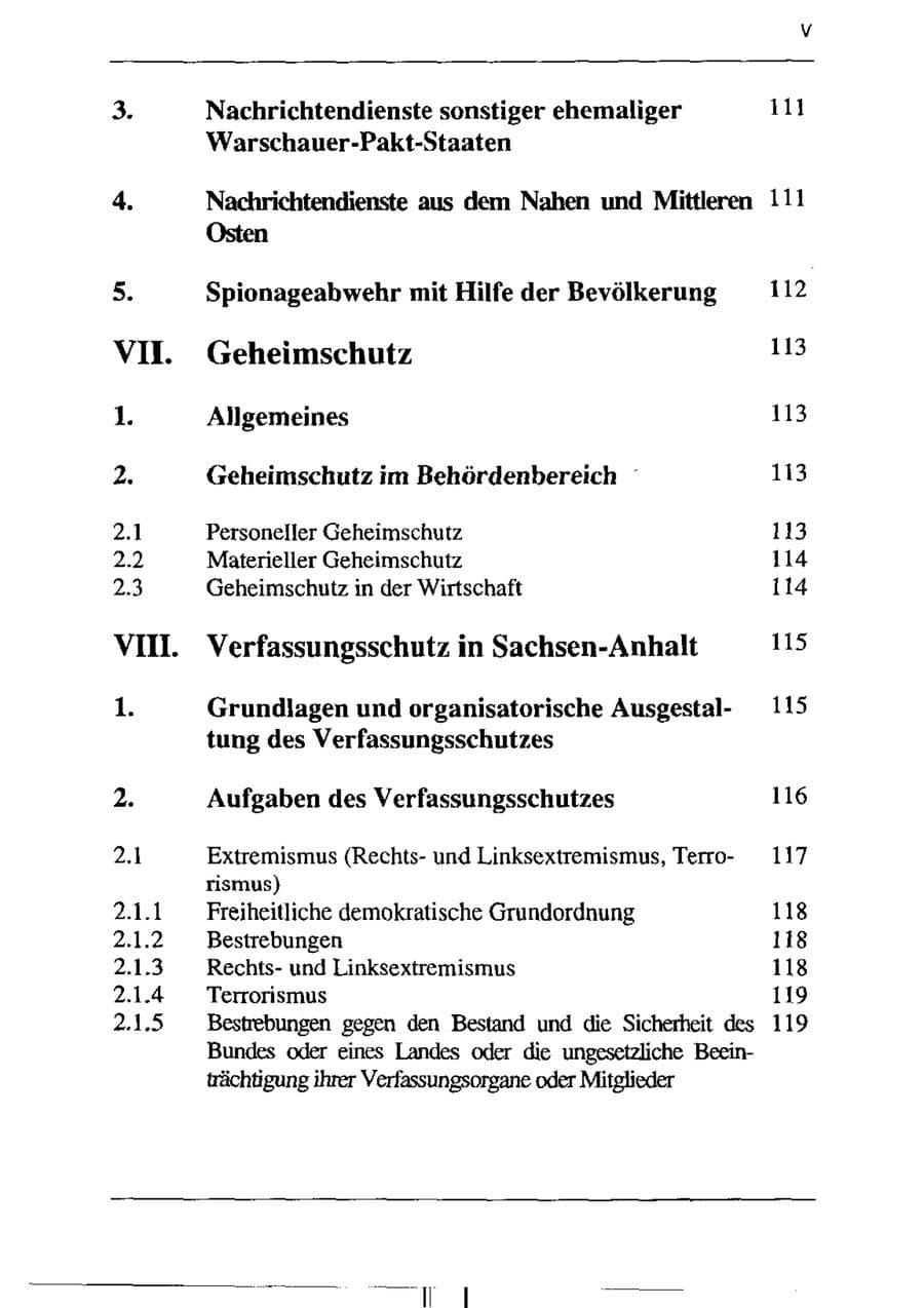 Seite 11 des Verfassungsschutzbericht 1995 Sachsen-Anhalt
