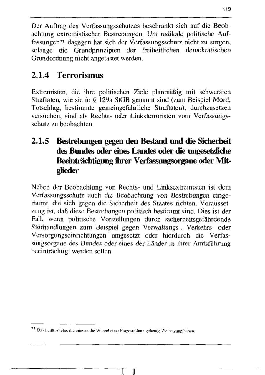 Seite 131 des Verfassungsschutzbericht 1995 Sachsen-Anhalt