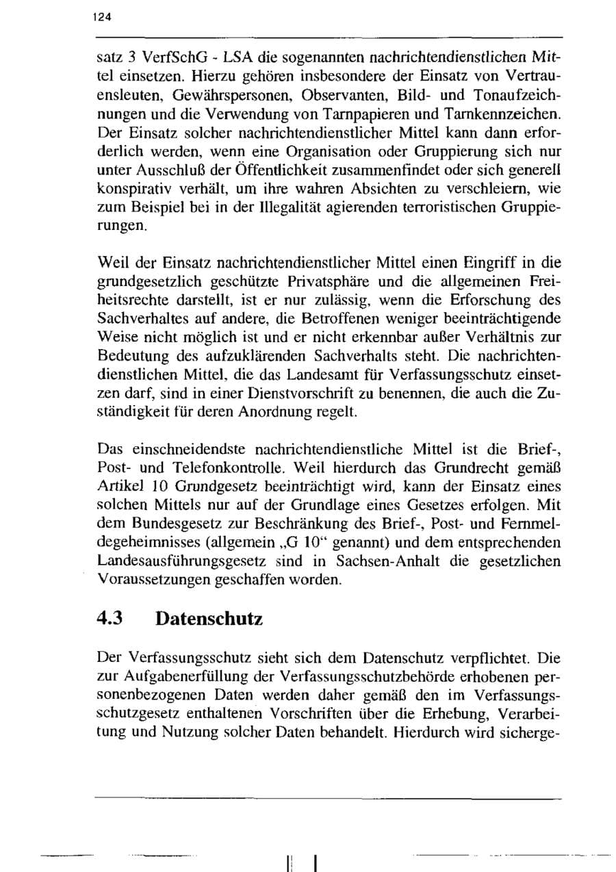 Seite 136 des Verfassungsschutzbericht 1995 Sachsen-Anhalt