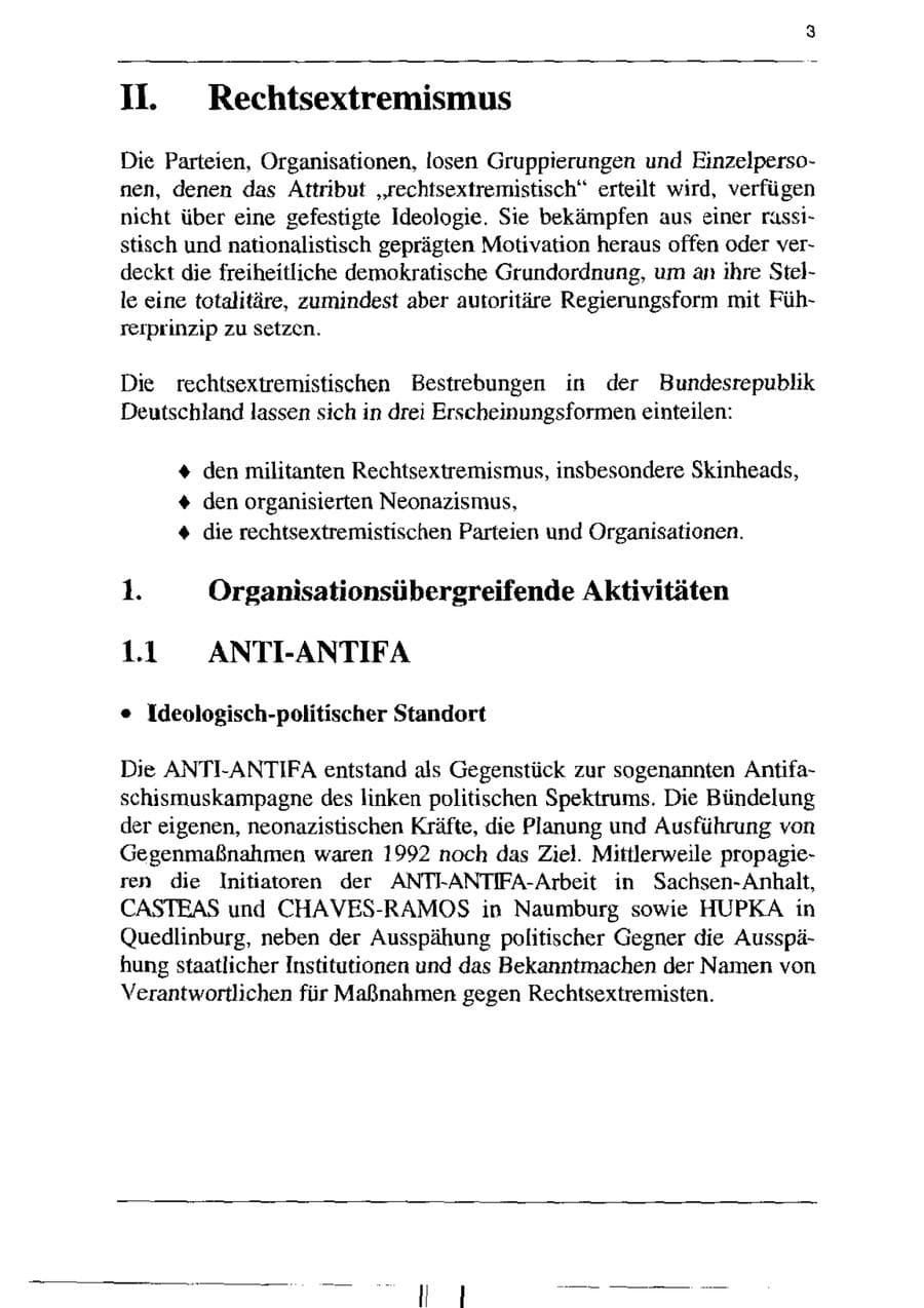 Seite 15 des Verfassungsschutzbericht 1995 Sachsen-Anhalt