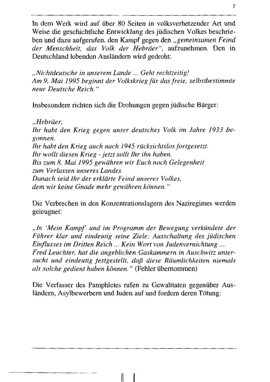 Seite 19 des Verfassungsschutzbericht 1995 Sachsen-Anhalt