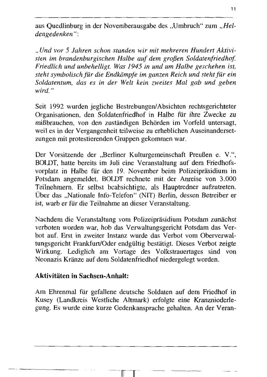 Seite 23 des Verfassungsschutzbericht 1995 Sachsen-Anhalt