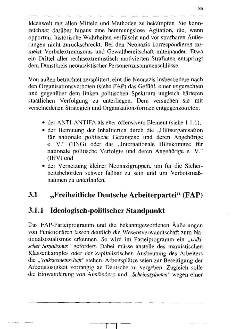 Seite 47 des Verfassungsschutzbericht 1995 Sachsen-Anhalt