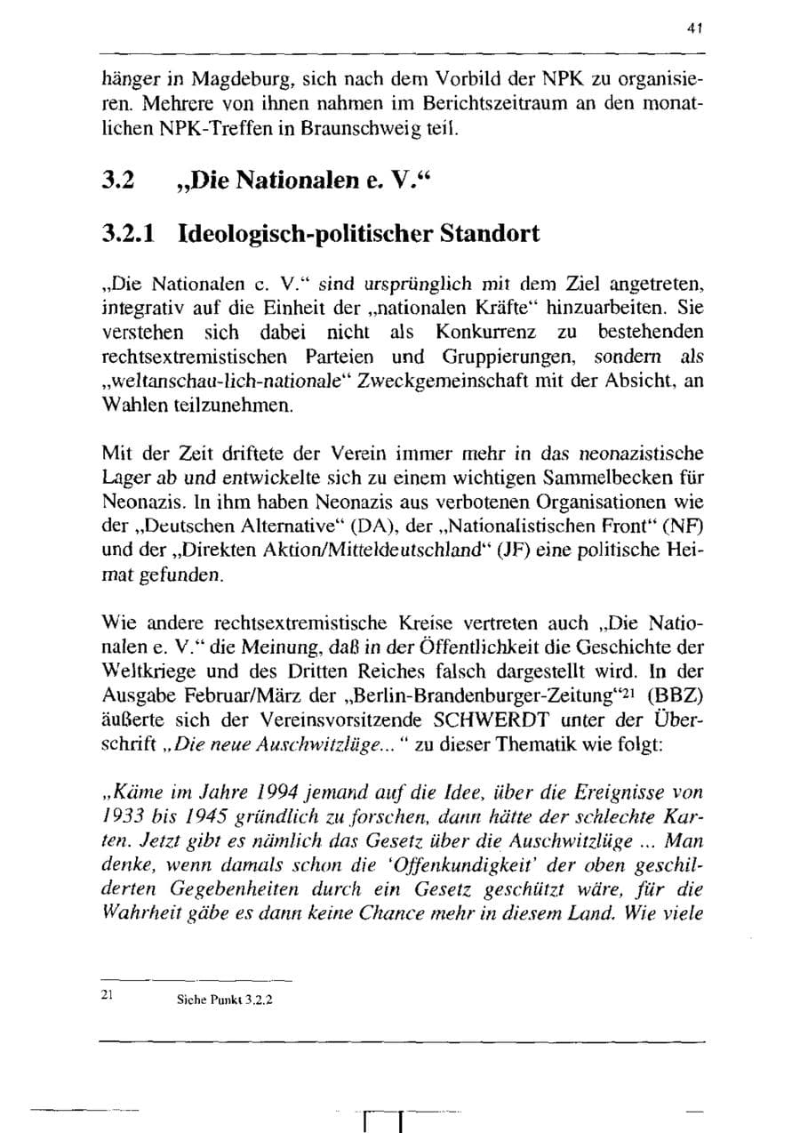 Seite 53 des Verfassungsschutzbericht 1995 Sachsen-Anhalt
