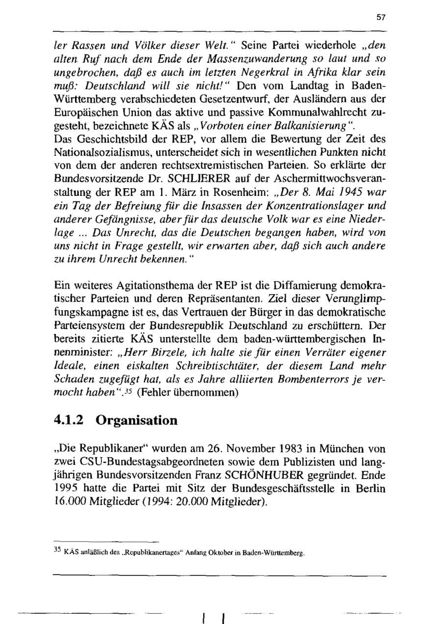 Seite 69 des Verfassungsschutzbericht 1995 Sachsen-Anhalt