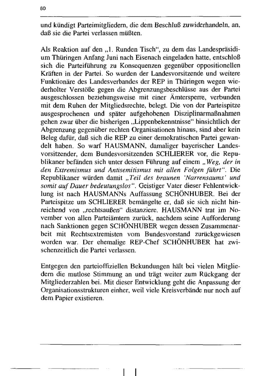 Seite 72 des Verfassungsschutzbericht 1995 Sachsen-Anhalt