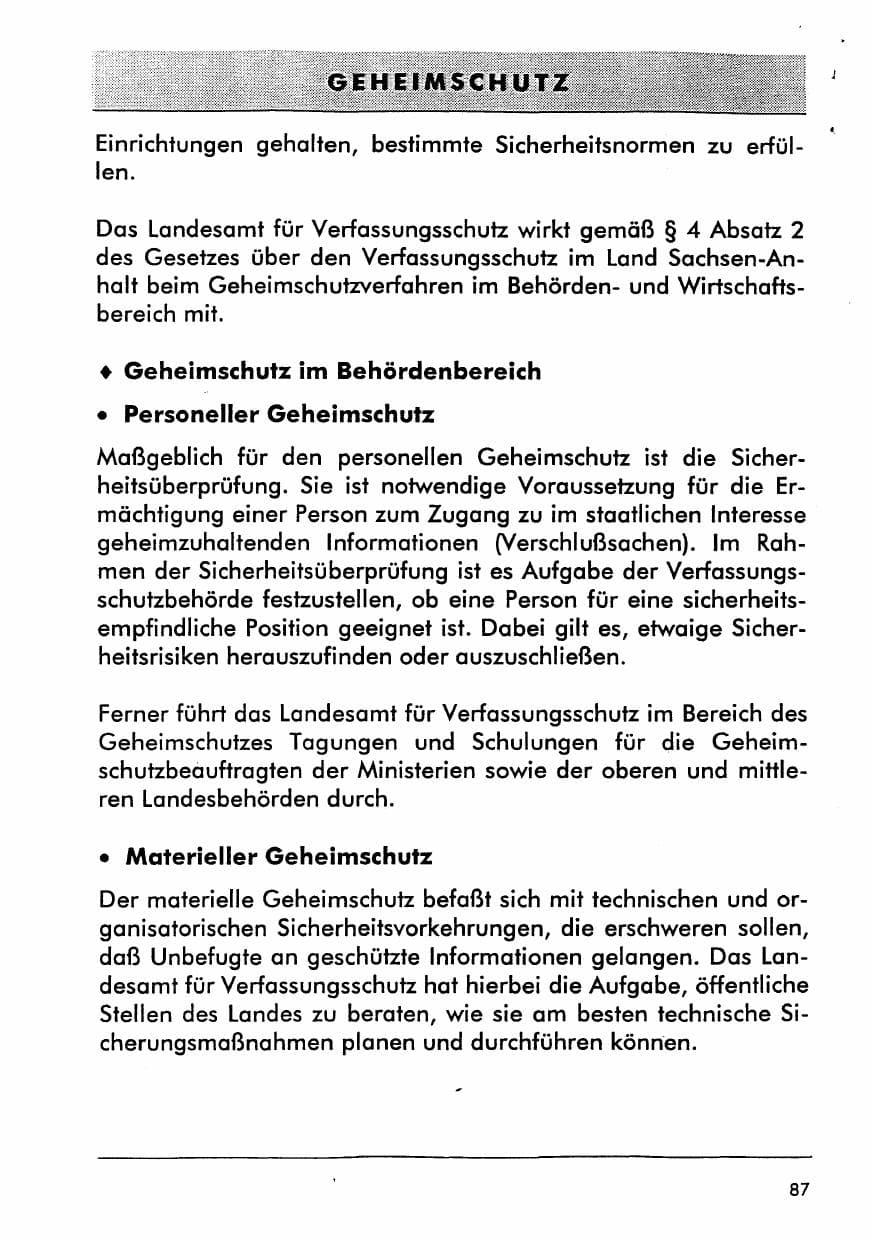 Seite 102 des Verfassungsschutzbericht 1996 Sachsen-Anhalt