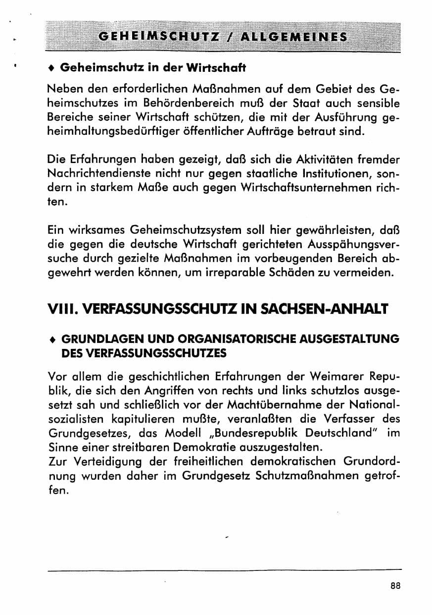 Seite 103 des Verfassungsschutzbericht 1996 Sachsen-Anhalt