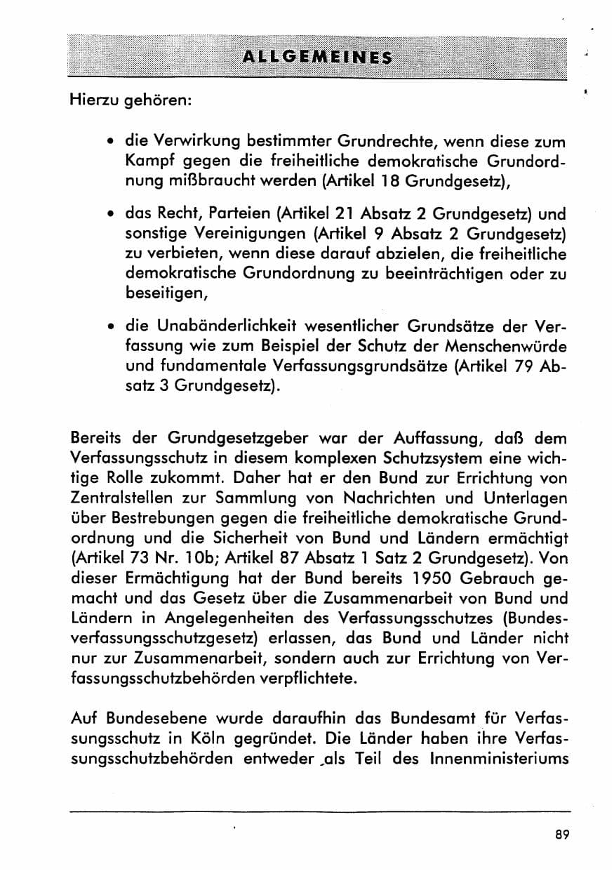 Seite 104 des Verfassungsschutzbericht 1996 Sachsen-Anhalt