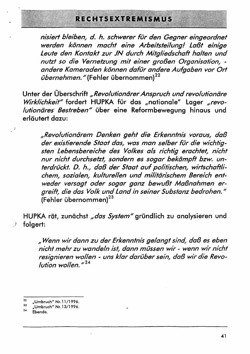 Seite 53 des Verfassungsschutzbericht 1996 Sachsen-Anhalt