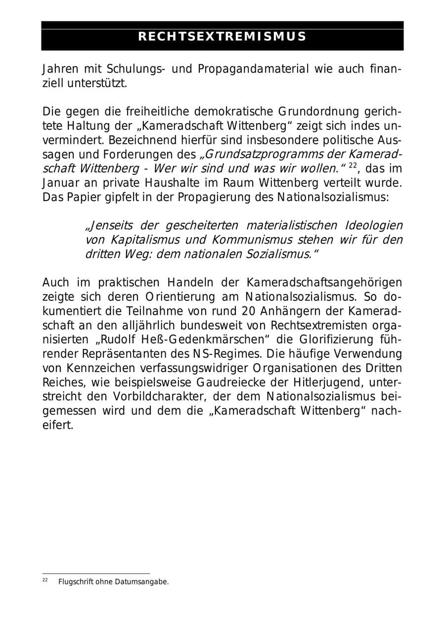 Seite 27 des Verfassungsschutzbericht 1997 Sachsen-Anhalt