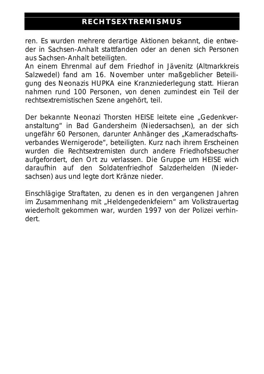 Seite 41 des Verfassungsschutzbericht 1997 Sachsen-Anhalt